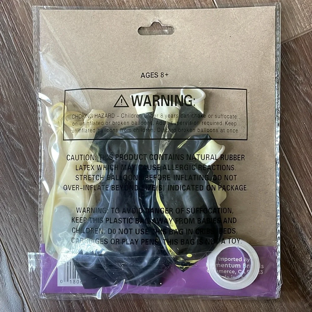 14 Pre-filled Confetti Balloon Bouquet Black 12”